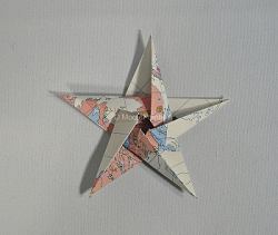 Sculptural-Origami Star Map
